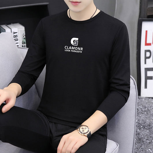 Camiseta Oversized de Algodón para Hombre - Manga Larga Suelta - Image 11
