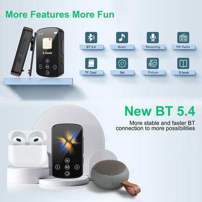 Reproductor de Música Bluetooth HIFI con Pantalla Táctil - Image 10