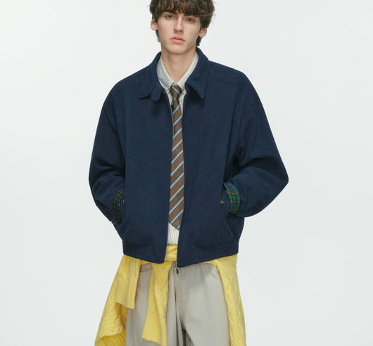Chaqueta de Pana Estilo Granero Retro Americano con Cuello Tipo Camisero - Image 16