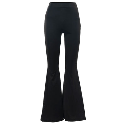 Jeans Acampanados Cintura Alta con Ojales y Cruce en Dobladillo - Image 9