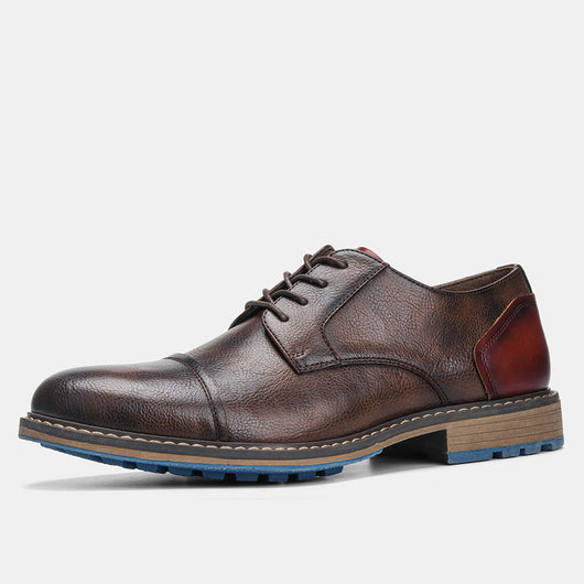 Zapatos de Cuero Retro para Hombre Talla Grande - Estilo Verano - Image 3