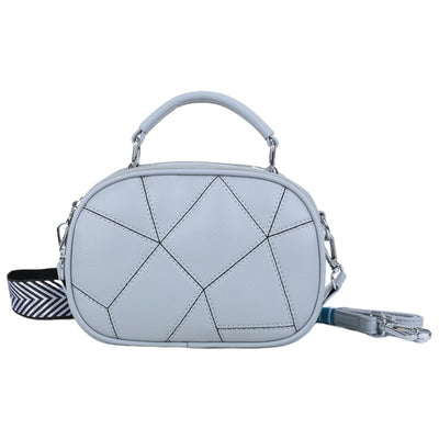Bolso Pequeño Retro de Patchwork Trendy con Tres Capas - Image 10
