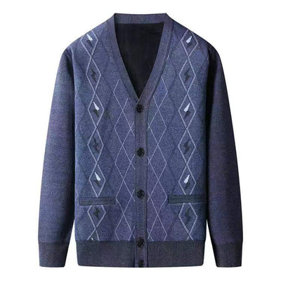 Suéter Oversized de Manga Larga para Papá - Tallas Grandes Primavera Otoño - Image 12