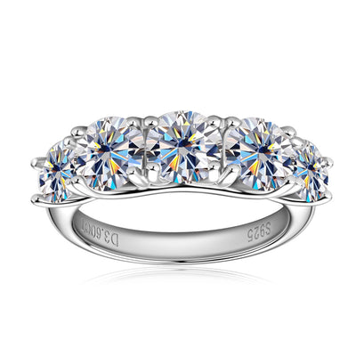 Anillo de Moissanita Lujo Europeo Plata 925 - Diseño Contemporáneo Premium - Image 4