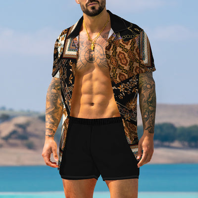 Traje Estampado Retro Moderno para Hombre - Image 10
