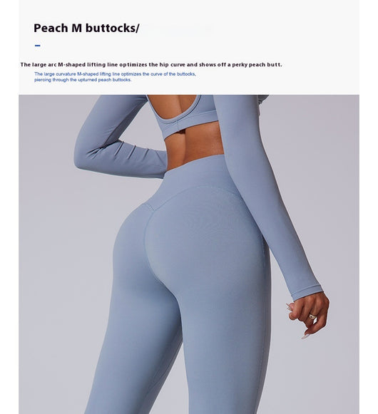 Pantalones Yoga Cintura Alta con Textura Satinada y Control Abdominal - Image 10
