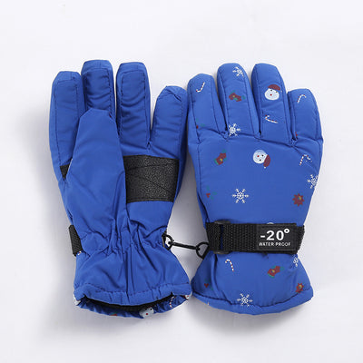 Guantes de Esquí Infantiles Térmicos con Forro Polar y Dedos Protegidos - Image 21