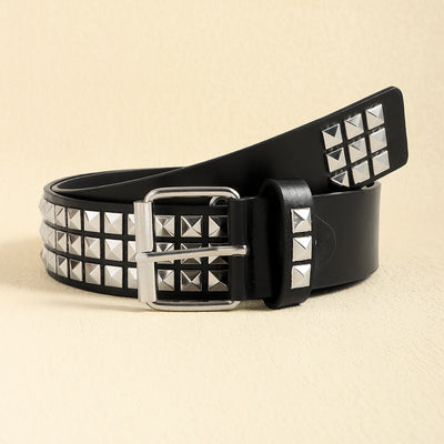 Cinturón Punk Rock con Remaches Balas Negro Unisex - Accesorios Hip-hop de Moda - Image 12