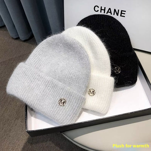 Gorro Tejido Mujer Invierno con Forro Polar - Abrigo Grueso Versátil - Image 15