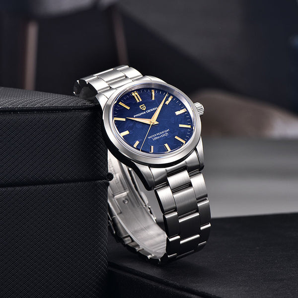 Reloj Elegante para Hombre Acero Inoxidable Resistente al Agua