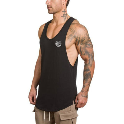 Chaleco Deportivo Hombre Estampado Algodón 100% Corte Holgado - Image 10