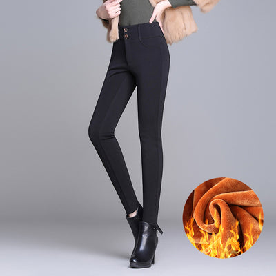 Pantalones Térmicos Gruesos para Otoño e Invierno - Talla Plus - Image 4