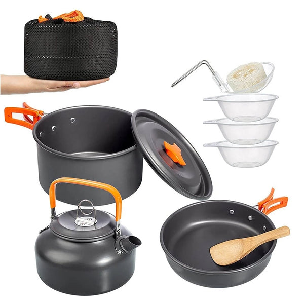 Juego de Vajilla Plegable para Camping y Picnic