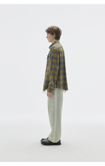 Camisa de Cuadros Vintage con Textura Brushed - Image 23