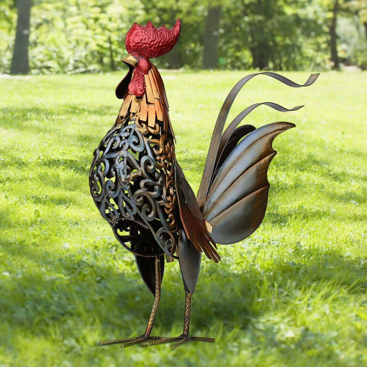 Gallo Decorativo Artesanal para el Hogar