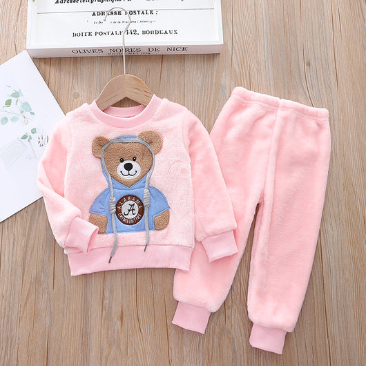 Pijama Infantil Térmico con Diseño Cartoon - Conjunto Abrigo Invierno - Image 5