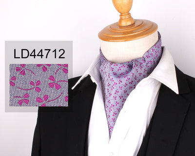 Pañuelo de Seda para Hombre con Estampado Floral - Image 14