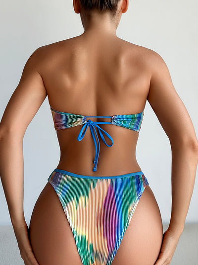 Bikini Tubo Estampado a Todo Color - Image 2