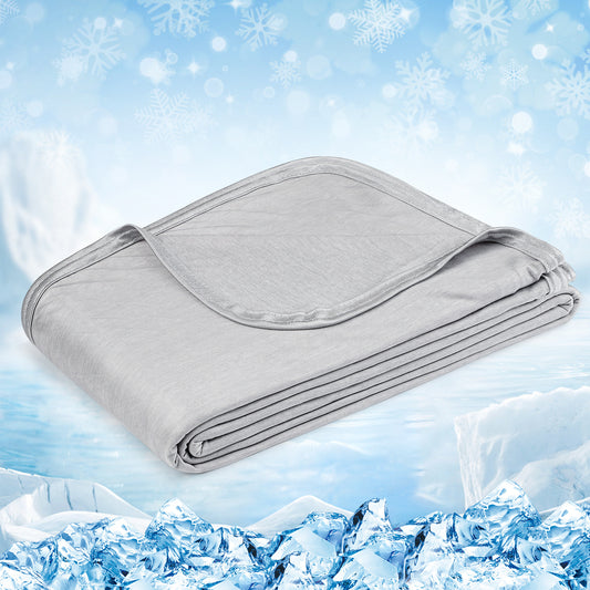 Manta Térmica Inteligente de Seda de Hielo - Regulación de Temperatura Dual