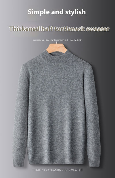 Suéter Cuello Alto Casual para Hombre - Diseño Minimalista Versátil - Image 24