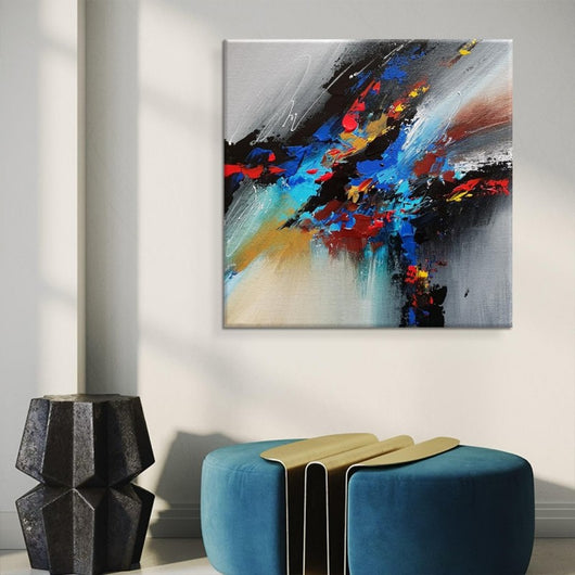 Cuadros Abstractos Modernos al Óleo sobre Lienzo - Decoración de Hogar y Bodas - Image 4