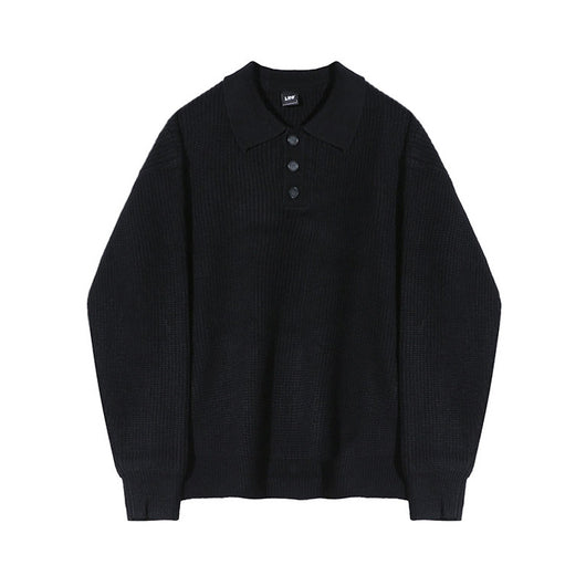 Polo Tejido Hombre Estilo Coreano Oversize - Image 7