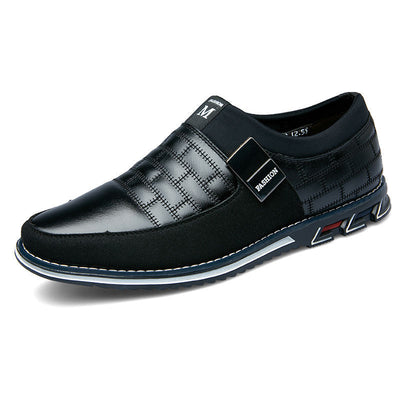 Zapatos de Cuero Casual Estilo Británico para Hombre - Talla Grande - Image 14