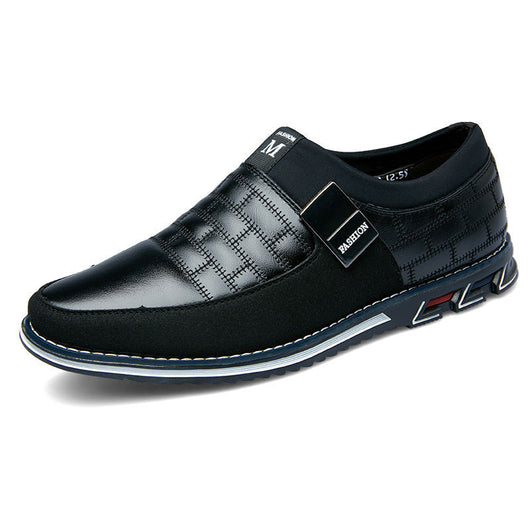 Zapatos de Cuero Casual Estilo Británico para Hombre - Talla Grande - Image 14