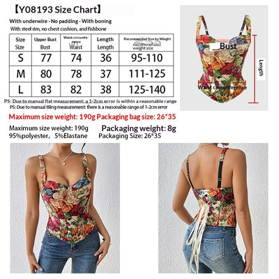 Musculosa Retro Floral con Tirantes Estilo Francés para Mujer - Image 6