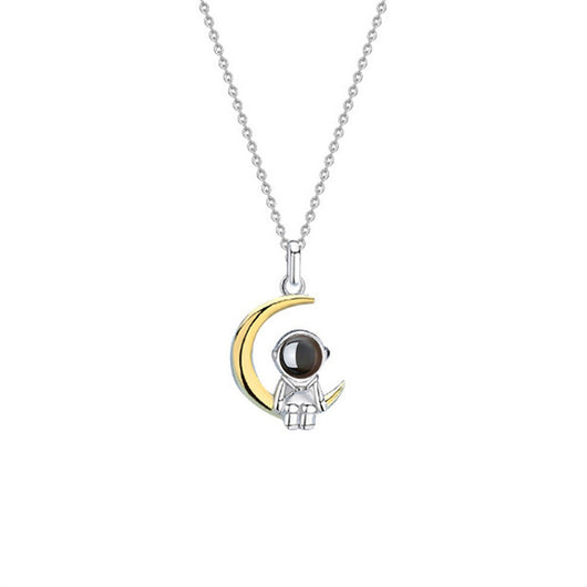 Collar de Pareja Proyección Astronauta - Diseño Unisex - Image 4