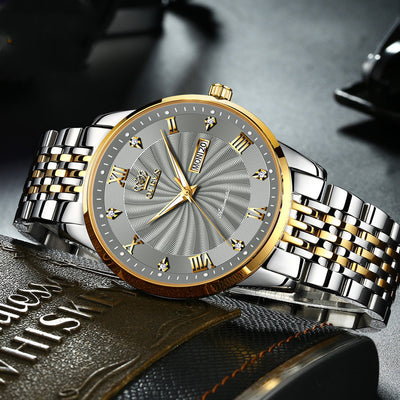 Reloj Empresarial Automático con Esfera Luminosa y Diamante para Hombre - Image 8
