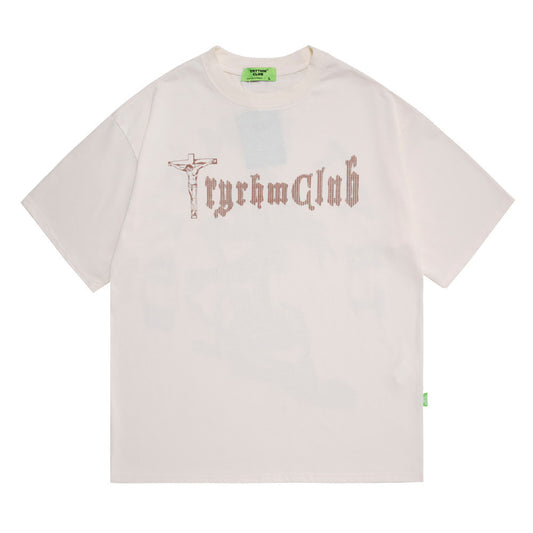 Camiseta Estampada con Cruz para Hombre - Image 2