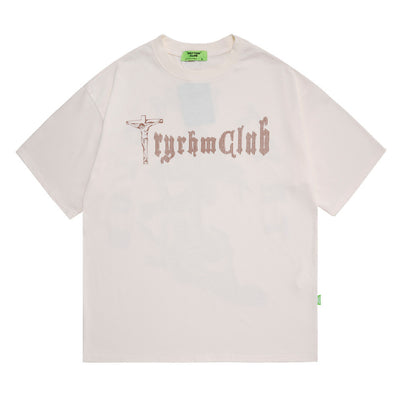 Camiseta Estampada con Cruz para Hombre - Image 2