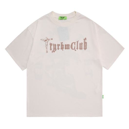 Camiseta Estampada con Cruz para Hombre - Image 2