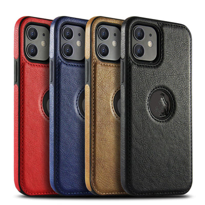 Funda Protectora de Cuero para Celular - Diseño Líneas de Auto Anti Caídas - Image 9