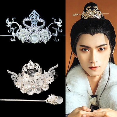 Peluca Histórica y de Traje Antiguo para Hombre - Image 5