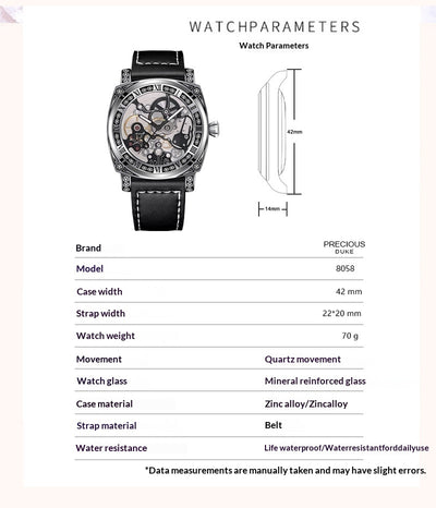 Reloj de Cuarzo Resistente al Agua 30M con Esfera Luminosa - Image 9