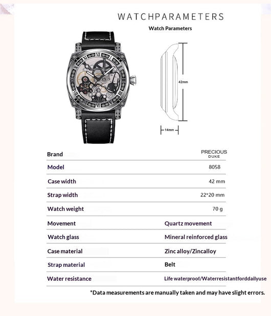 Reloj de Cuarzo Resistente al Agua 30M con Esfera Luminosa - Image 9