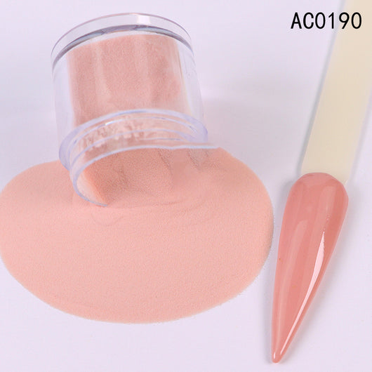 Polvo de Extensión de Uñas Acrílicas Tallado Infiltrante Tono Piel Nude Cristal - Image 27