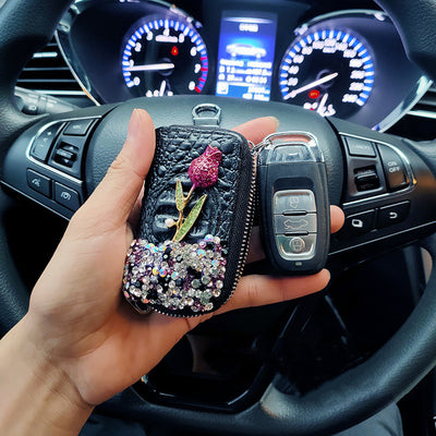 Llavero Floral para Control Remoto BMW y Lada - Accesorio Elegante - Image 6