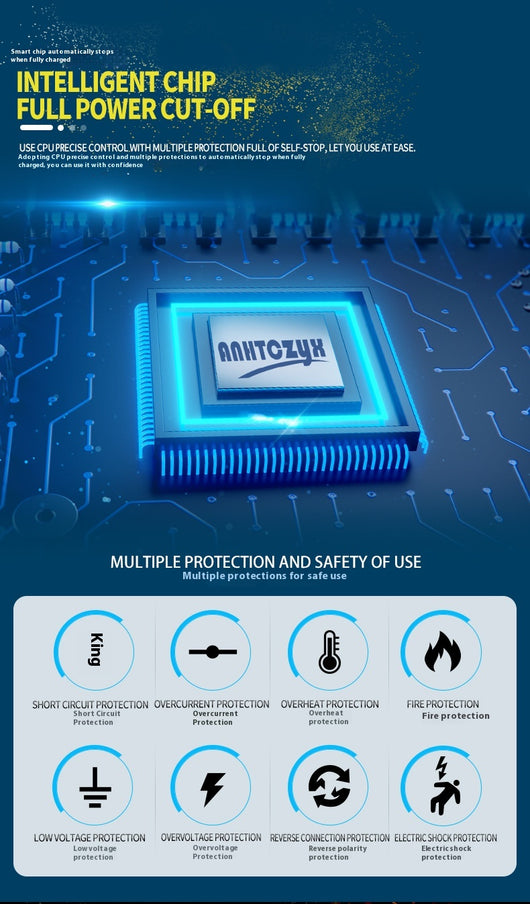 Cargador de Batería para Auto y Moto Inteligente - Image 14
