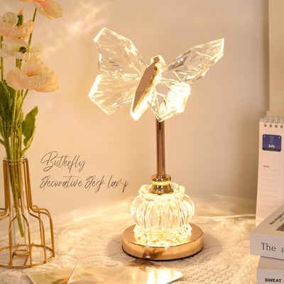 Lámpara de Mesa Mariposa para Dormitorio - Luz Ambiental Creativa
