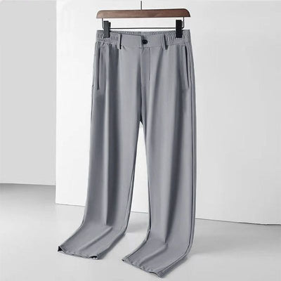 Pantalones Rectos Holgados Ice Silk para Hombre - Image 2