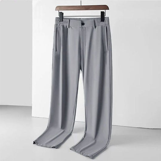Pantalones Rectos Holgados Ice Silk para Hombre - Image 2