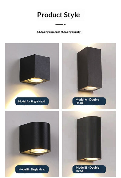 Lámpara LED Doble para Exterior - Iluminación Moderna para Patios y Jardines - Image 15