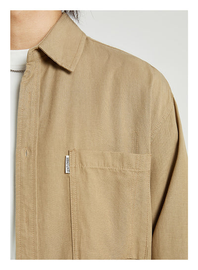 Camisa Casual Elegante de Manga Larga para Hombre - Primavera y Otoño - Image 6