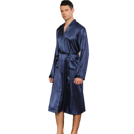 Bata Cardigan Ultradelgada para Hombre Talla Grande - Image 5