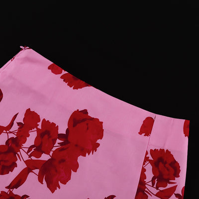 Conjunto Ejecutivo: Camisa Estampada con Falda de Cintura Alta y Abertura Lateral - Image 22