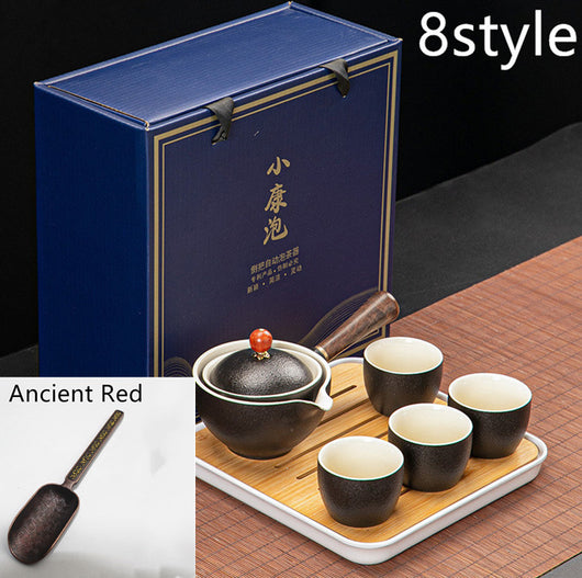 Juego de Té Xiaoyao con Tetera Giratoria 360° - Image 32