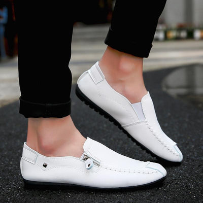 Zapatos Casuales de Cuero para Hombre - Cómodos y Versátiles para Otoño e Invierno - Image 10